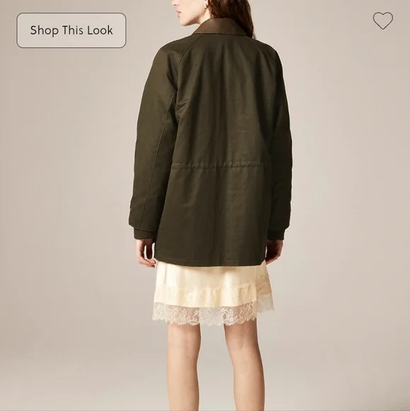 J. Crew Broken-in Barn Jacket - Olive Green